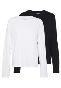 ALANIS 2 PACK - Camisola de manga comprida - black/white