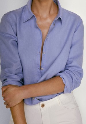 Hemdbluse - light blue