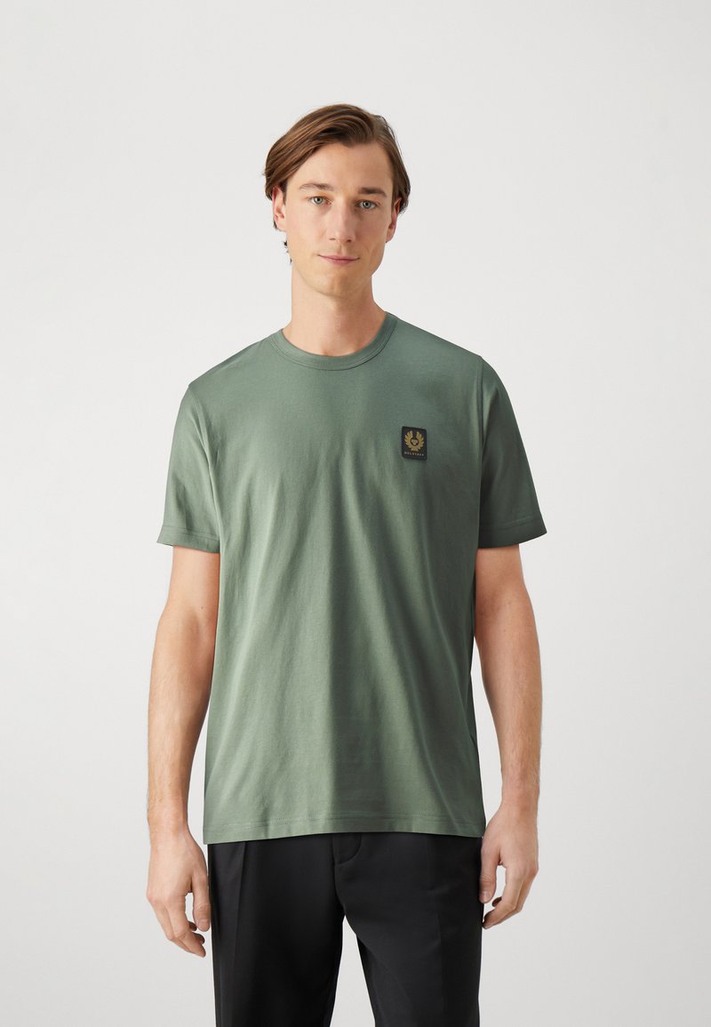 Belstaff - T-shirt - bas - smaragd, Förstora