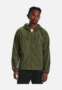 Under Armour STRETCH - Cortaviento - marine od green
