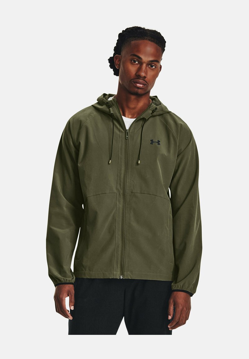 Under Armour STRETCH - Cortaviento - marine od green