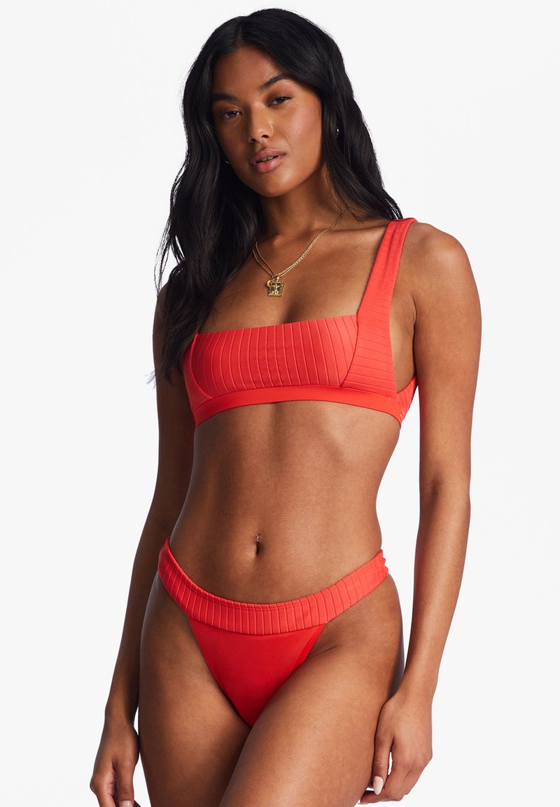 Billabong LINED UP BANDED HIKE Bikinibroekje bright poppy/rood