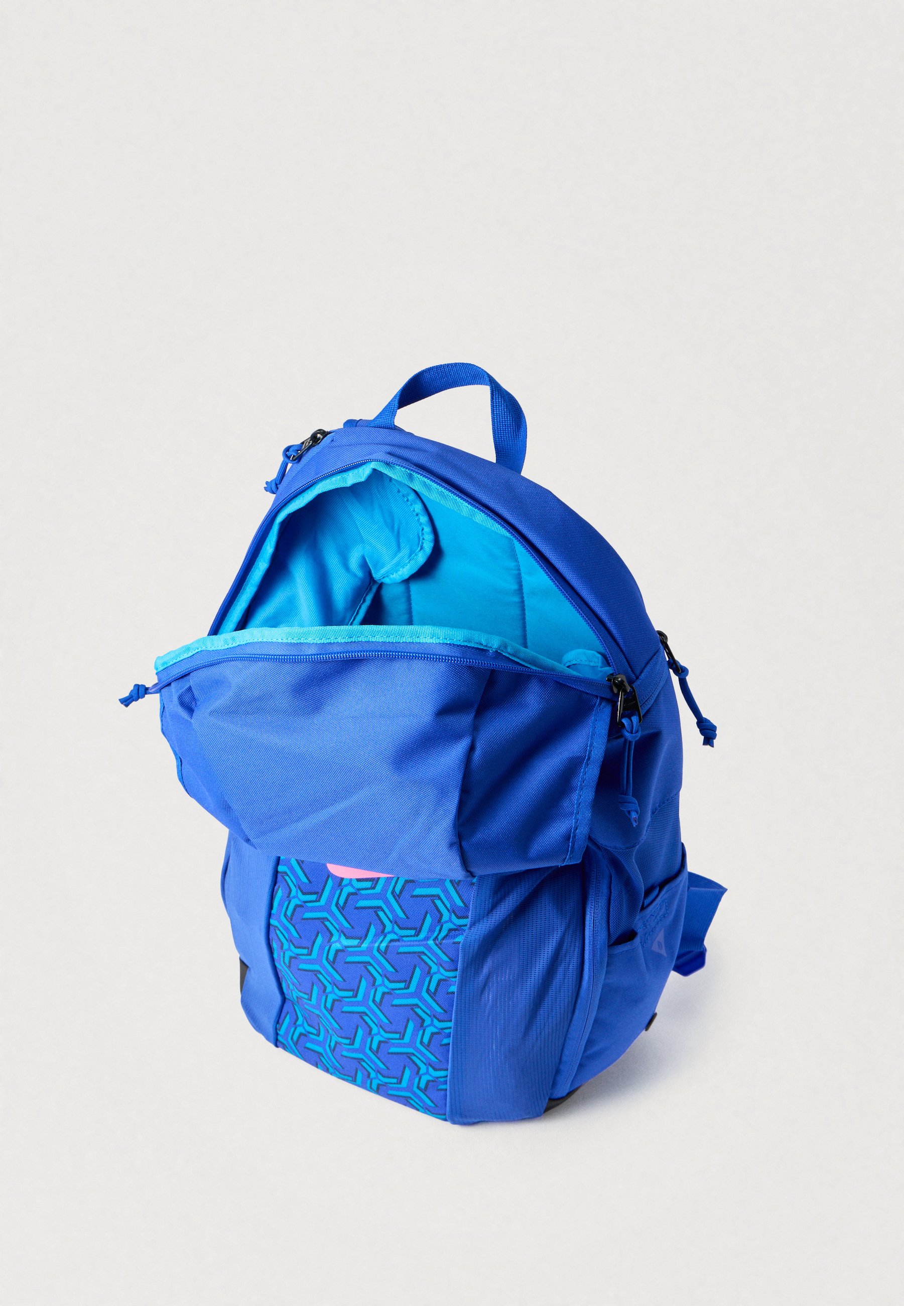 blue and pink nike backpack