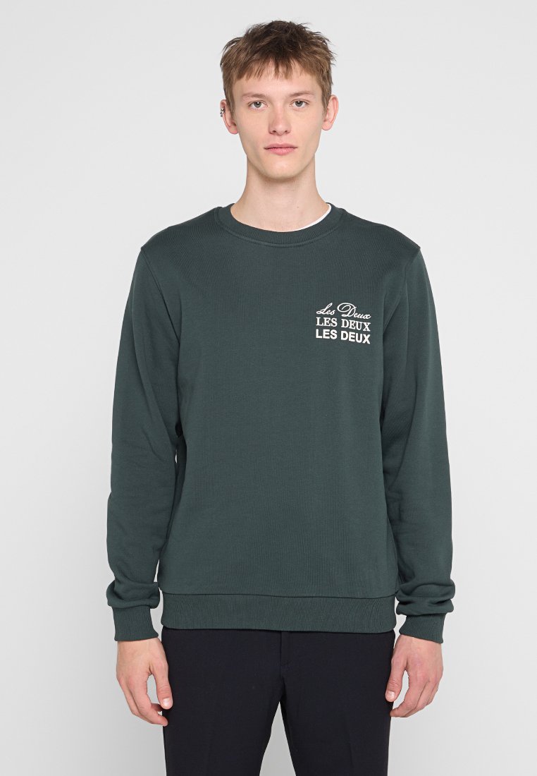 Les Deux Sweater donkergroen Les Deux Sweater donkergroen
