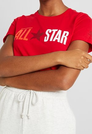 Converse Printtipaita - red