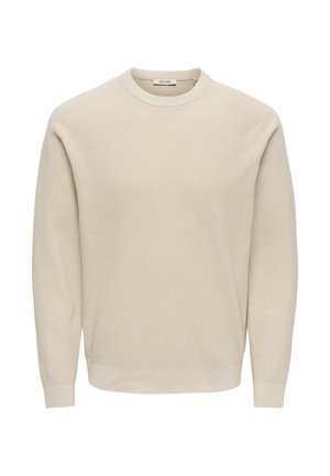Only & Sons, TONY  - Striktrøje - beige