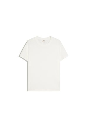 Bershka, SHORT SLEEVE - T-SHIRT - T-shirt basique - white