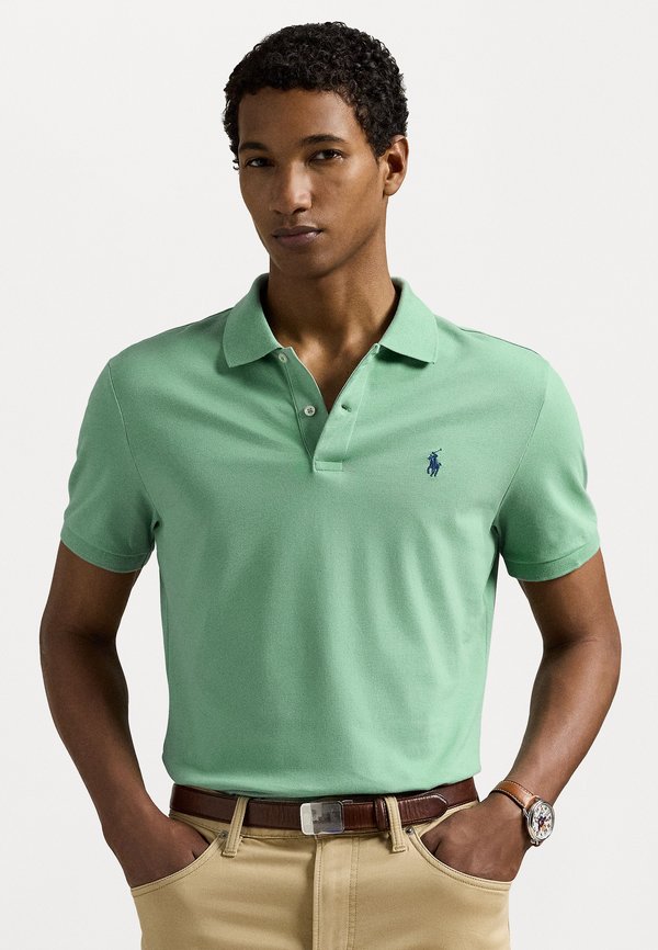 TAILORED FIT PERFORMANCE MESH POLO SHIRT - Polo shirt - faded mint
