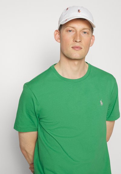 Polo Ralph Lauren CUSTOM SLIM FIT JERSEY CREWNECK T-SHIRT - T-shirt básica - raft green
