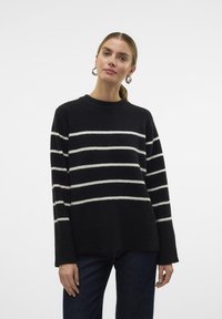 Vero Moda VMFLAWLESS O-NECK PULLOVER - Maglione - black
