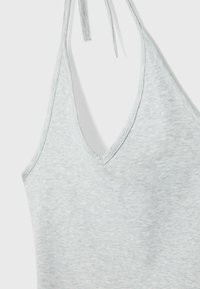 Stradivarius TIED HALTER  - Top - grey
