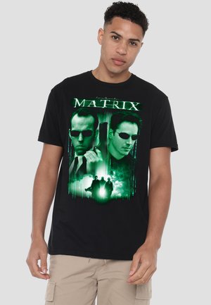 Cotton Soul, THE MATRIX/NEO VS. SMITH - Print T-shirt - black