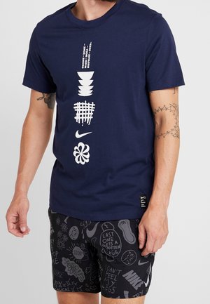 Camiseta estampada - dark blue