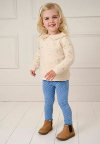 JoJo Maman Bébé EMBROIDERED COLLAR - REGULAR FIT - Pulóver - natural