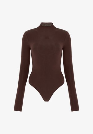 WRSTBHVR, WRSTBHVR ONEPIECE, BODY AMBER V2 BODY - T-shirt à manches longues - chocolate brown