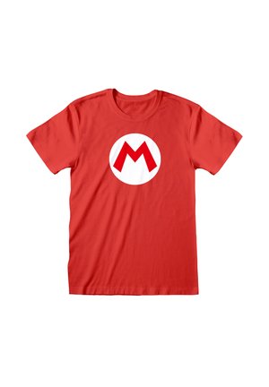 Henry Tiger NINTENDO SUPER MARIO MARIO BADGE - T-shirt print - red