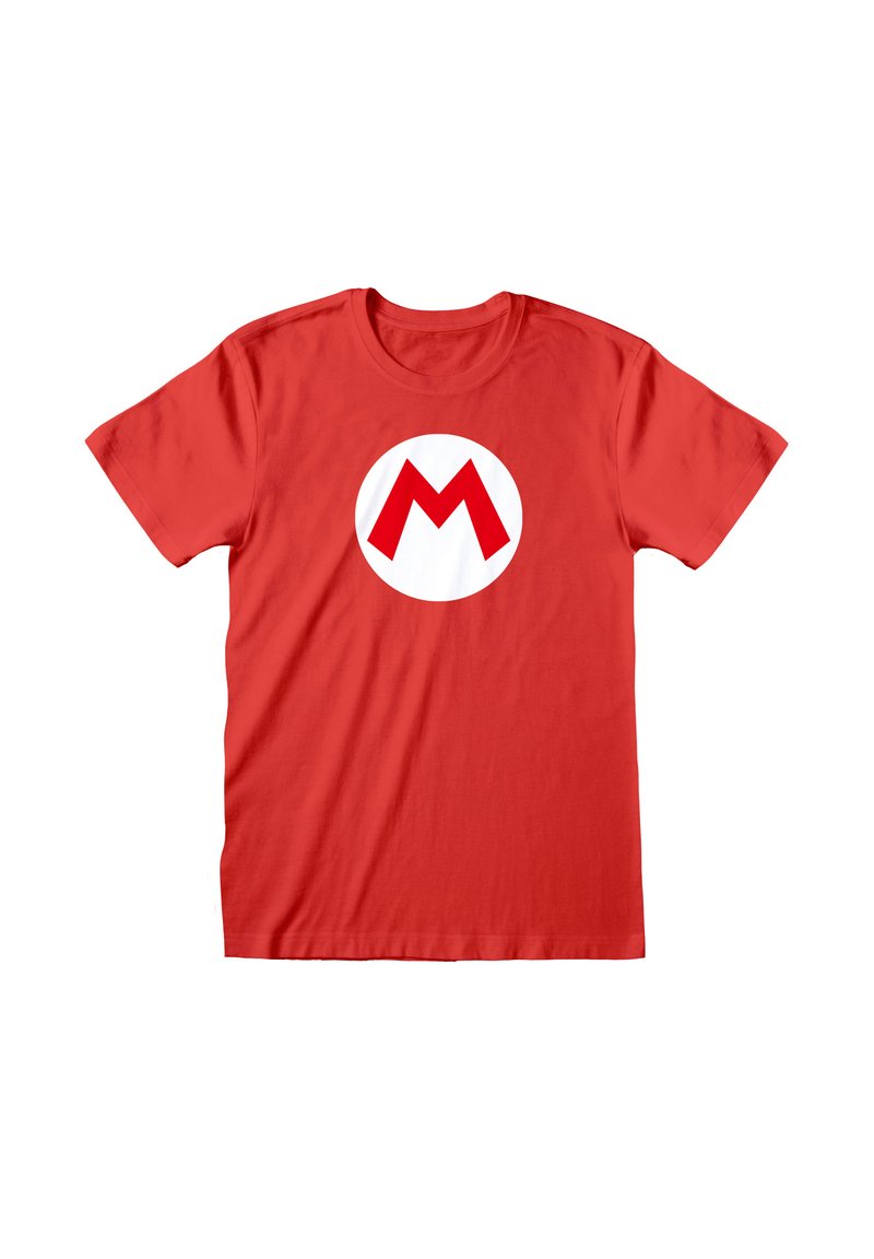 Henry Tiger NINTENDO SUPER MARIO MARIO BADGE - Camiseta estampada - red