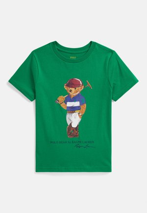POLO BEAR COTTON JERSEY TEE  2-7Y - T-shirt con stampa - cruise green