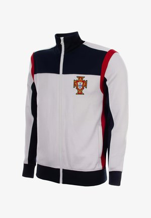 COPA Football, PORTUGAL 1986 RETRO FOOTBALL JACKET - Sweater met rits - white