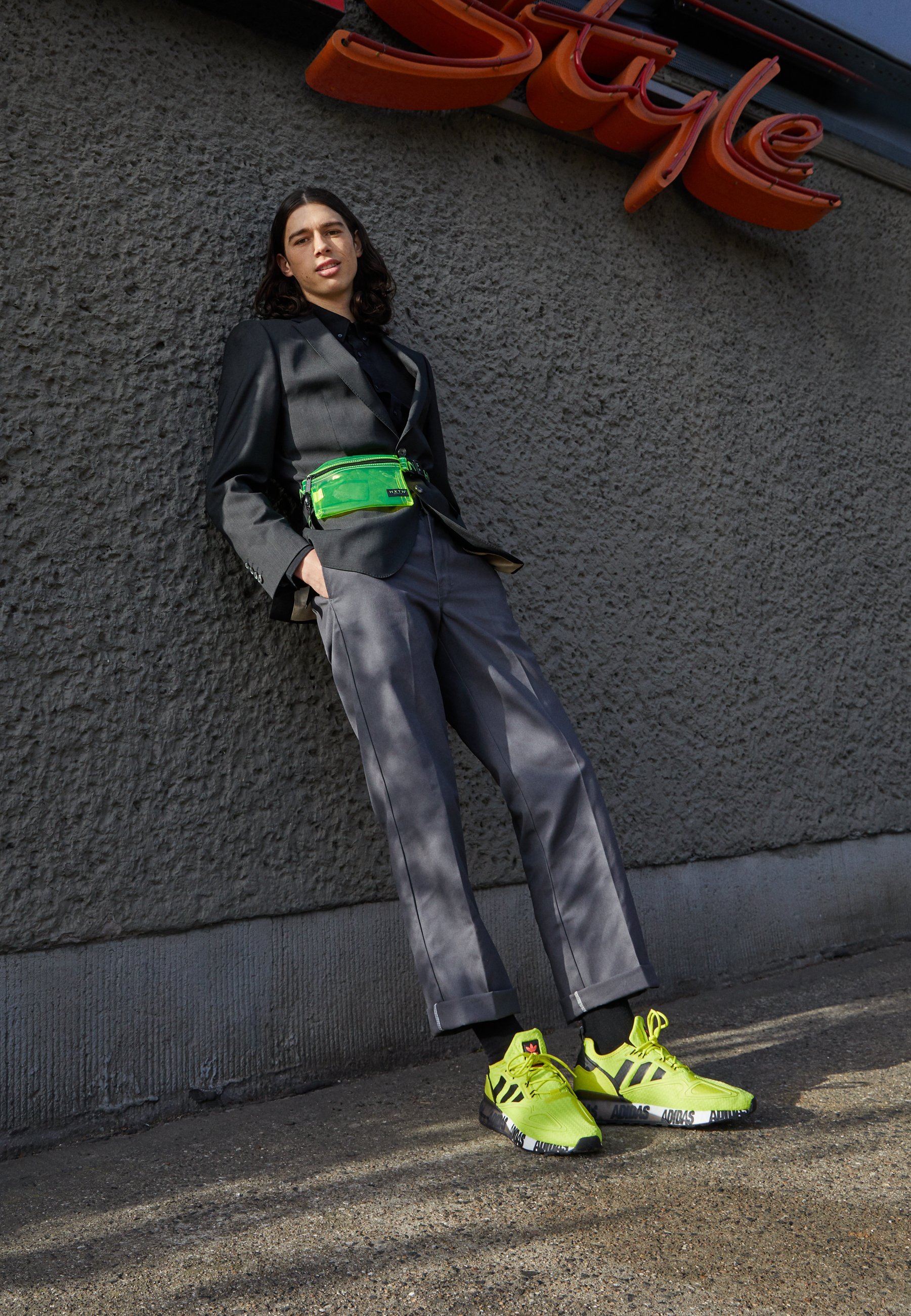 adidas Originals ZX 2K BOOST UNISEX - Zapatillas - acid yellow/core  black/footwear white/amarillo - Zalando.es