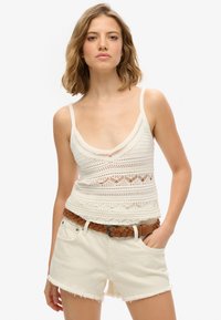 Superdry & Co Top - desert bone off white