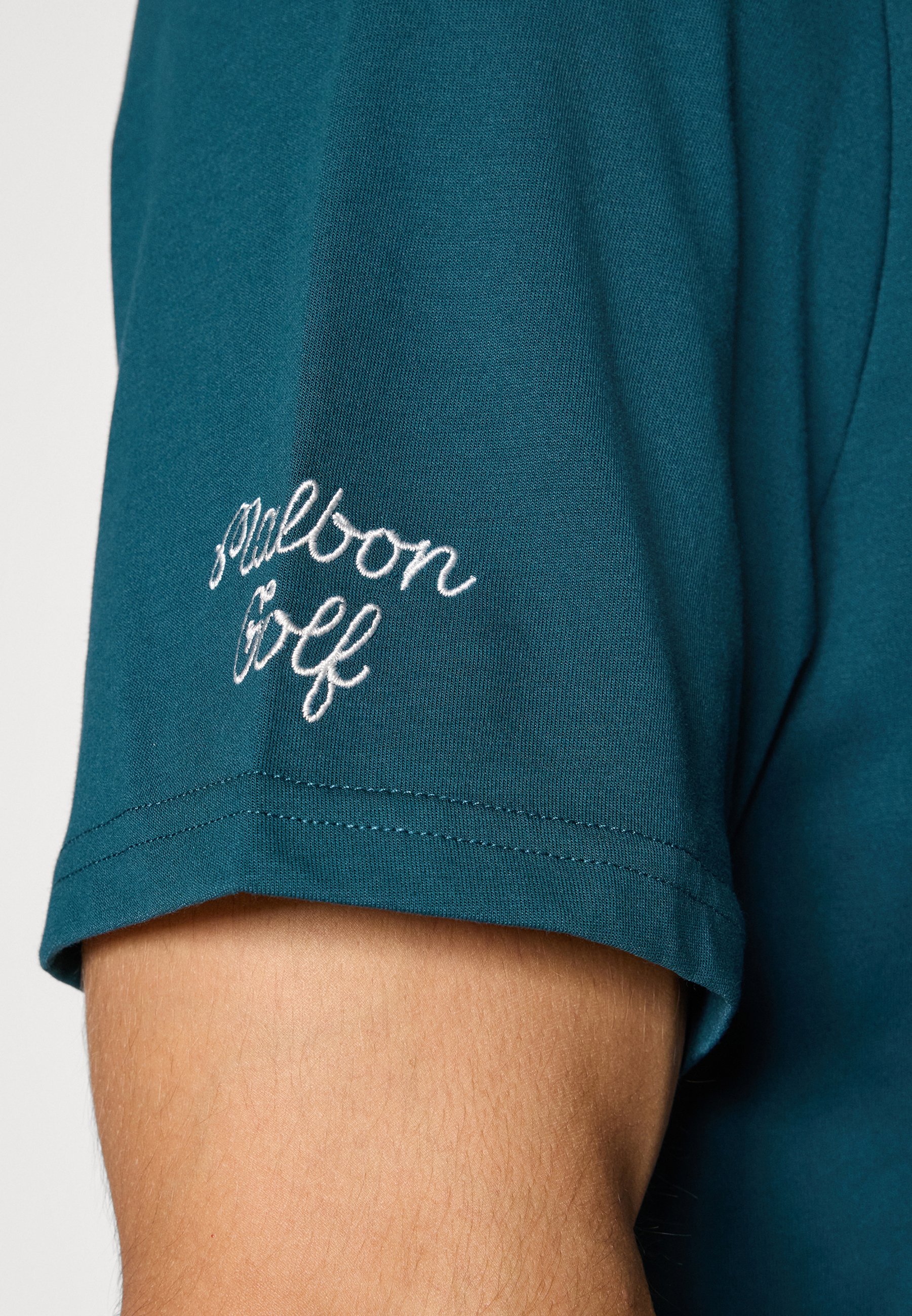 Malbon JOVIS SOLID - Polo shirt - ocean/teal - Zalando.co.uk