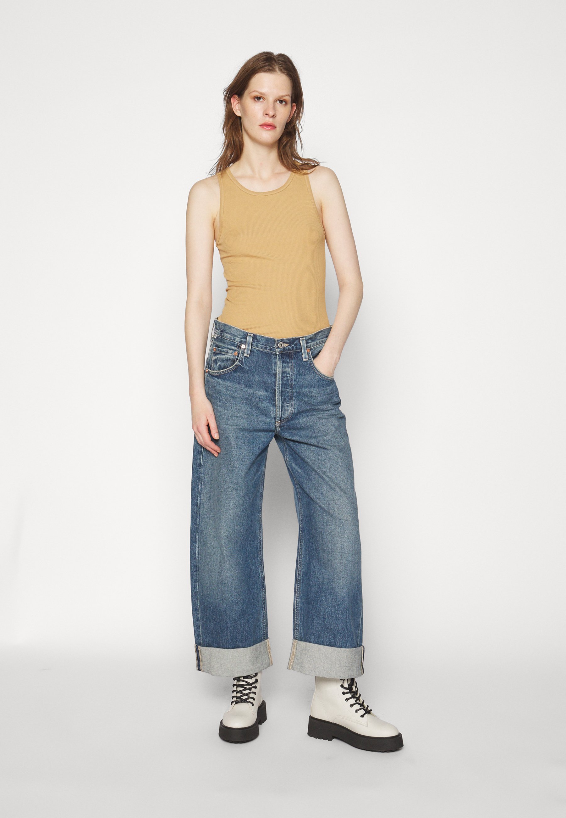 Citizens of Humanity AYLA BAGGY - Jeans baggy - brielle/blu scuro
