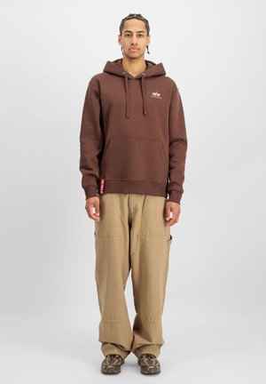 Alpha Industries, BASIC HOODY SMALL LOGO - Jersey con capucha - powder brown