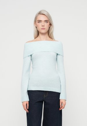 VIANNU OFF SHOULDER - Pulover - winter sky