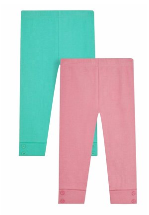 2-PACK - Leggings - duck egg blue coral pink