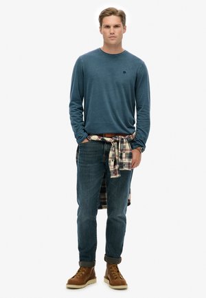 Superdry & Co CLASSIC ESSENTIAL - Longsleeve - washed faded navy