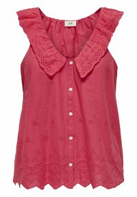 NORMAL GESCHNITTEN V-AUSSCHNITT - Blouse - teaberry