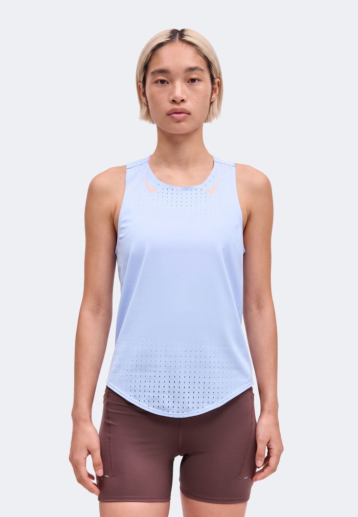 Nike SINGLET - Top - aluminum/atomic pink