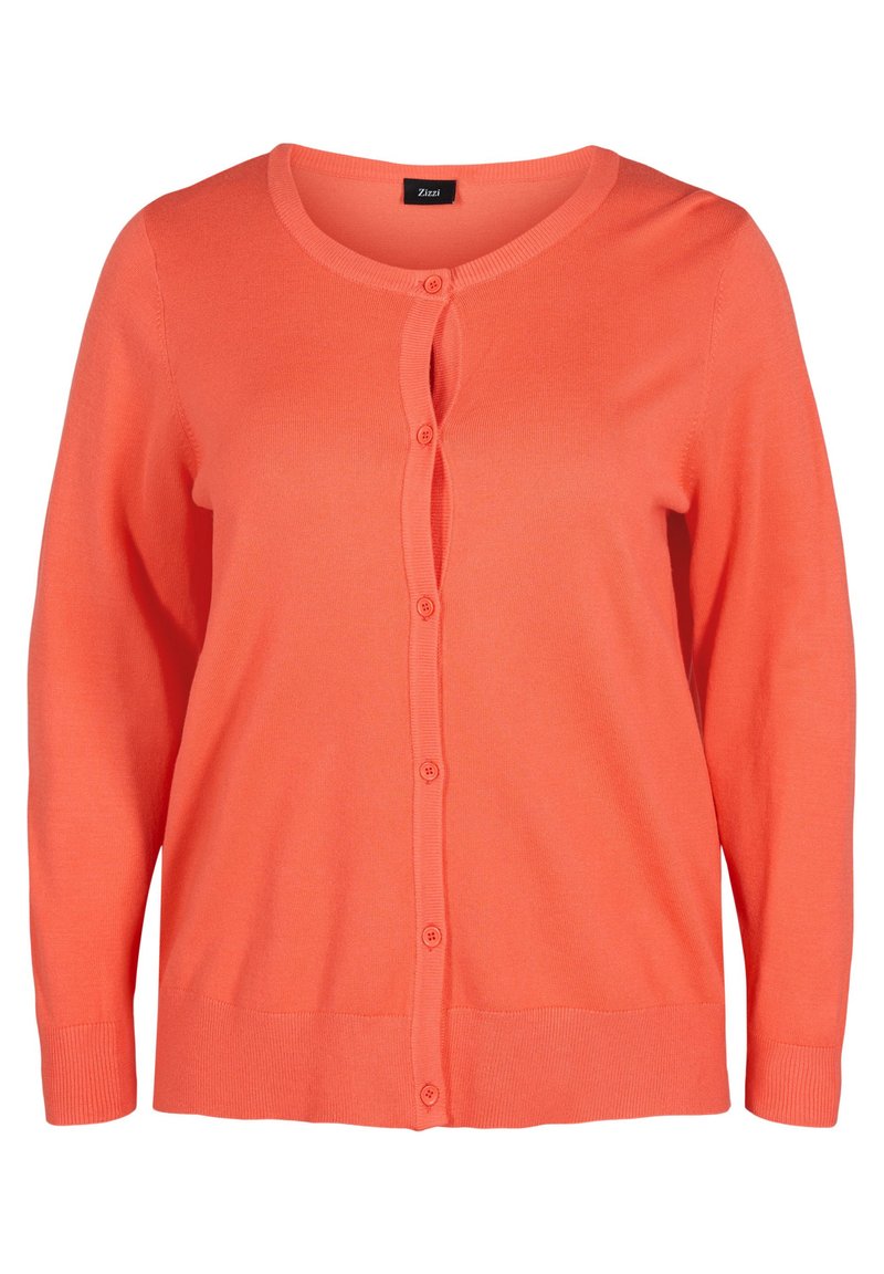 Damen Strickjacken | Zizzi BLEND Strickjacke living coral/koralle - GD54530 Damen Strickjacken | Zizzi BLEND Strickjacke living coral/koralle - GD54530