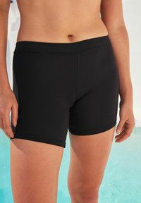 Next - TUMMY CONTROL LONG SHORTS - Badeshorts - black Thumbnail-Bild 1