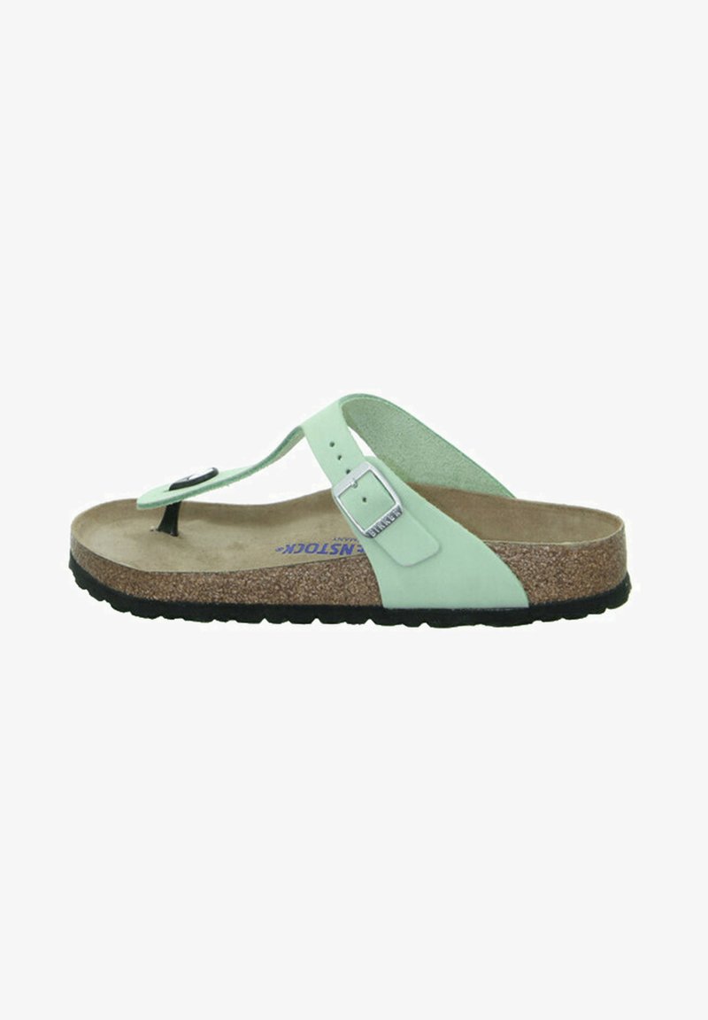 Birkenstock GIZEH SFB LENB - Pool shoes - matcha