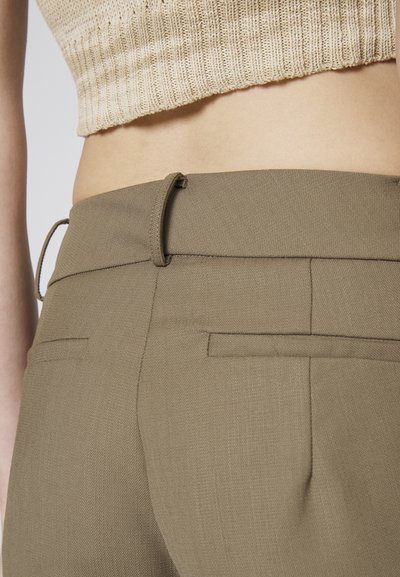 Elleme SLIT TROUSERS - Παντελόνι - khaki