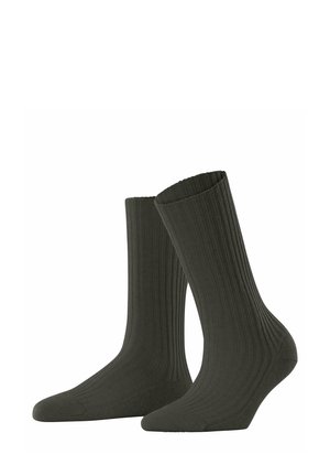 COSY WOOL BOOT - Socken - military