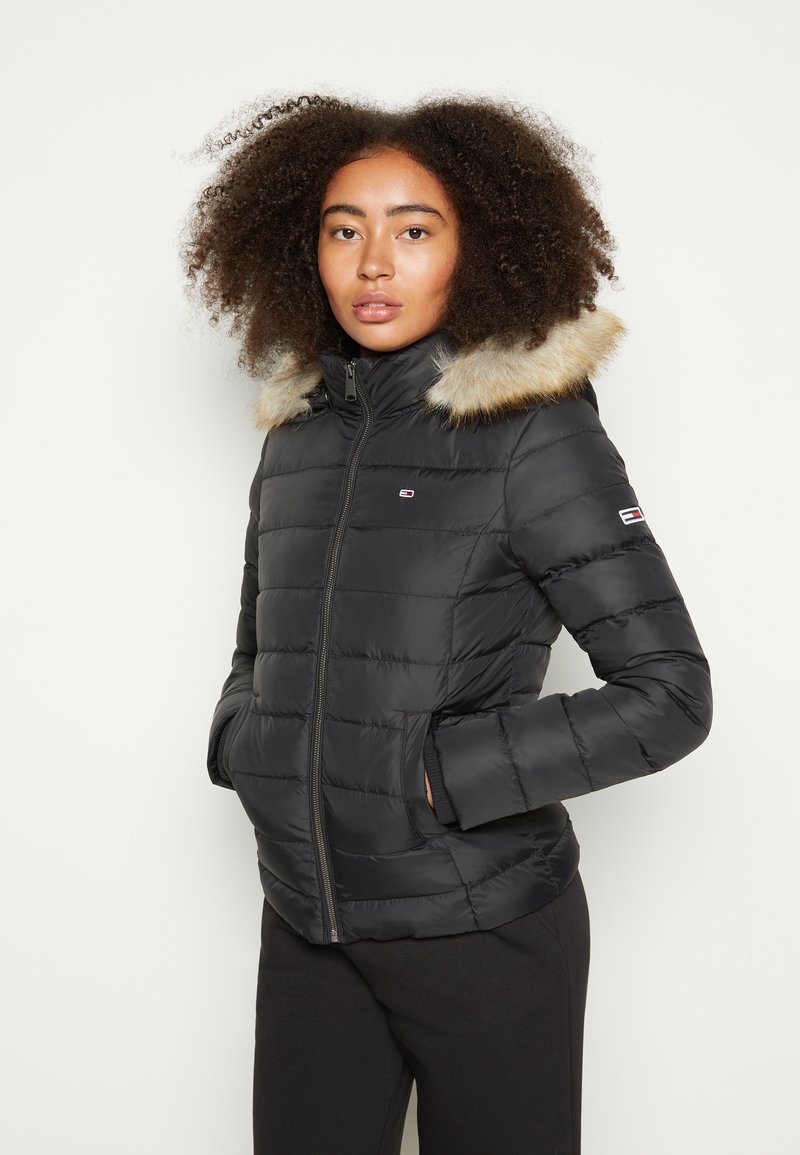 Tommy Jeans - BASIC HOODED JACKET - Giacca invernale - black, Ingrandire