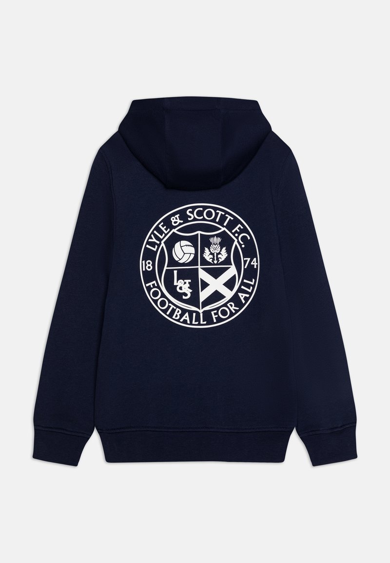 Lyle Scott FOOTBALL LOGO HOODIE Felpa con cappuccio navy/blu