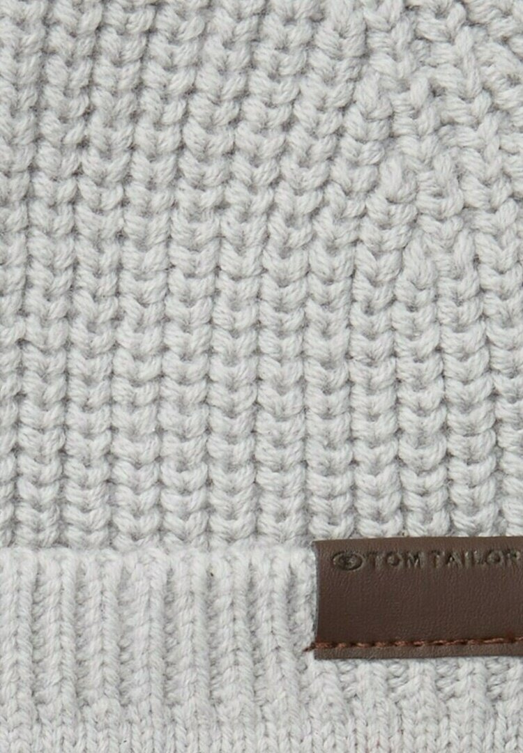 TOM TAILOR ACCESSOIRE BASIC - Muts - ordinary grey melange/lichtgrijs -  Zalando.nl
