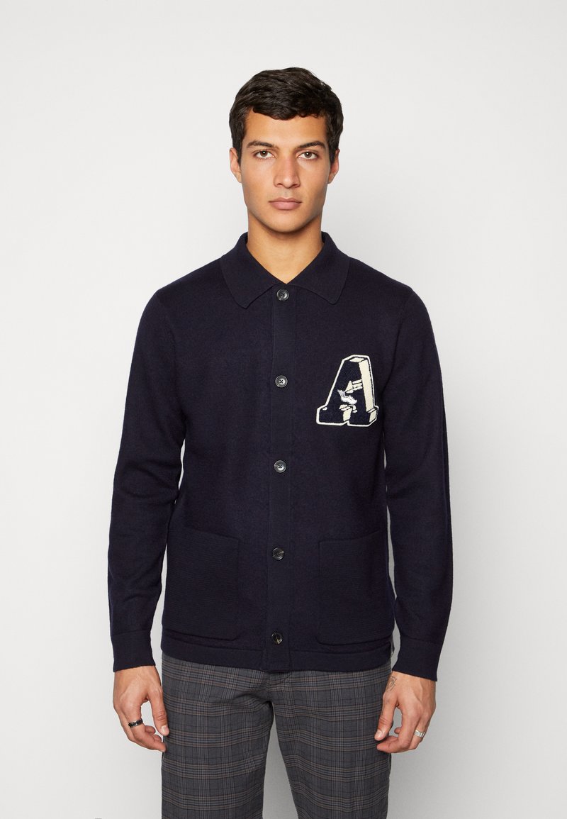 Scotch & Soda COLLEGE CARDIGAN WITH BADGE Cardigan navy/dark blue