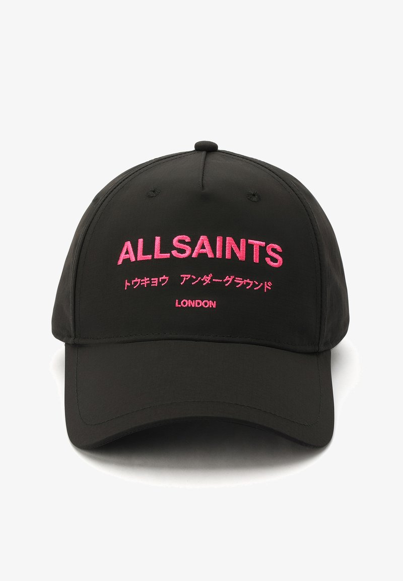 AllSaints UNDERGROUND LOGO BASEBALL - Cap - black