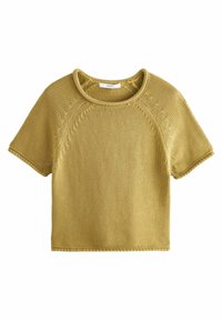 Next ROLL EDGE-REGULAR FIT - T-shirt med print - sage green