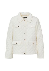 Calliope IMBOTTITO BOTTONI ORO - Veste mi-saison - bianco