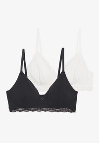 2 PACK - Liemenėlė su lankeliais - black/white