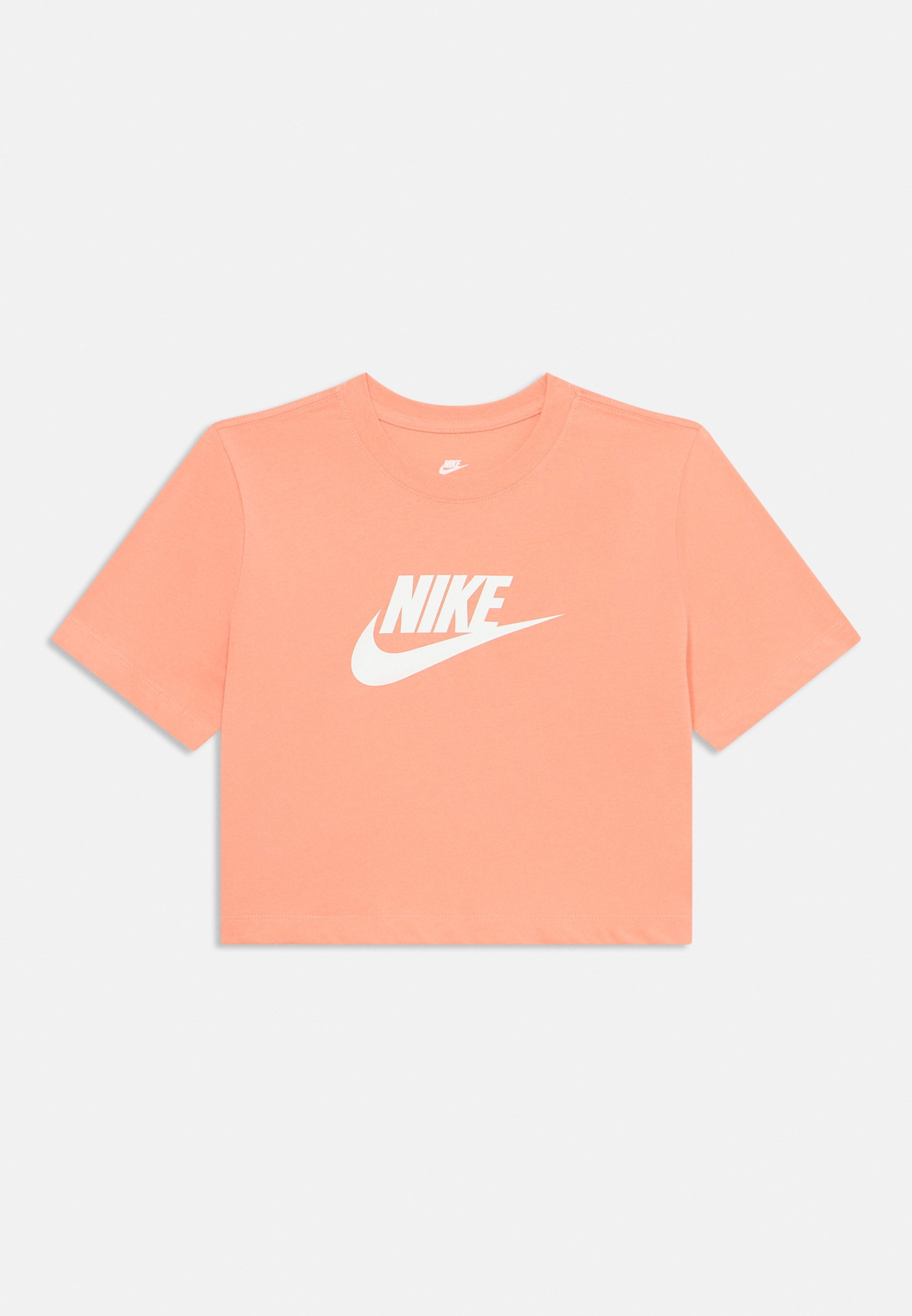 coral color nike shirt