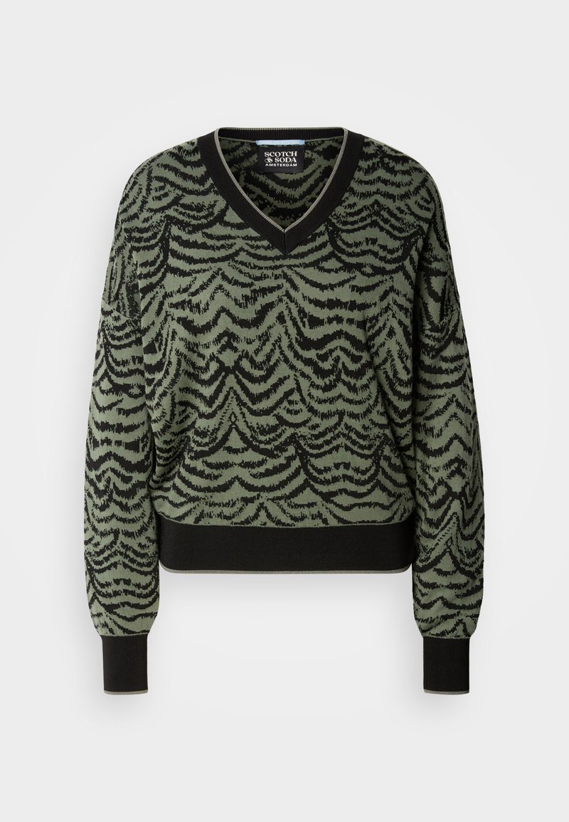 Scotch & Soda Trui kaki Scotch & Soda Trui kaki