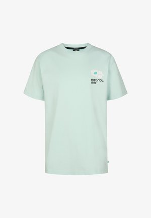 Petrol Industries, GRAPHIC BACK PRINT AGUILA - T-shirt imprimé - cool mint