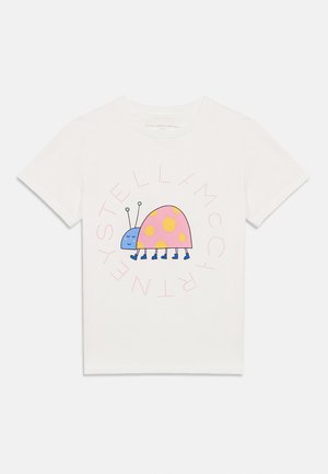 Stella McCartney Kids T-shirts med print - ivory